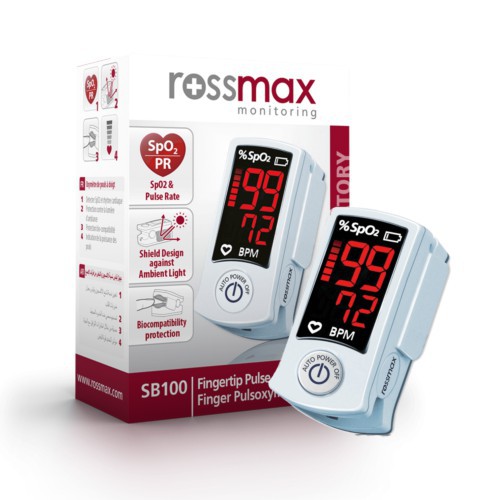 Rossmax SB200 Fingertip Pulse Oximeter with Artery Check Technology