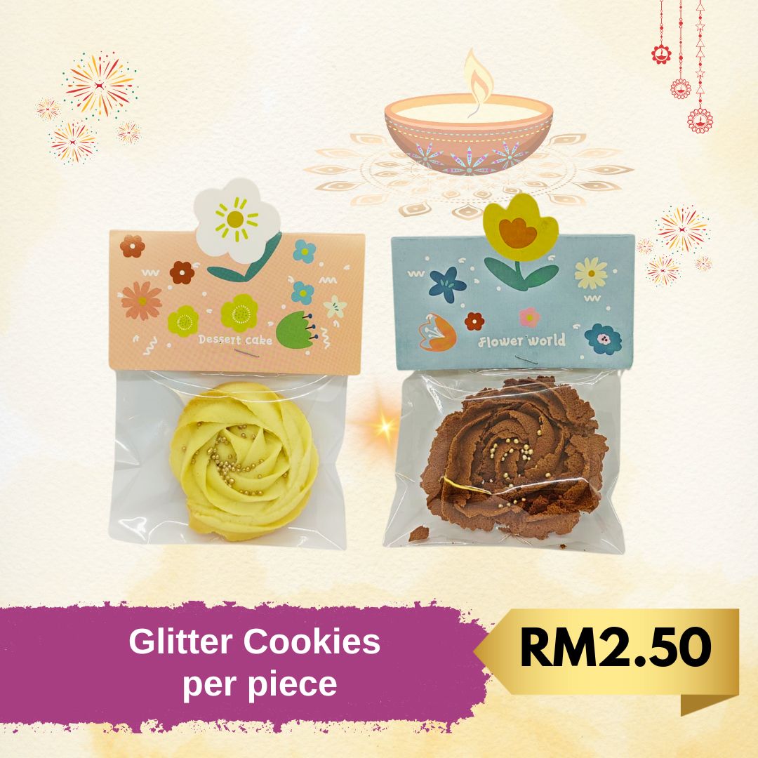 Deepavali Gltter Cookies per piece
